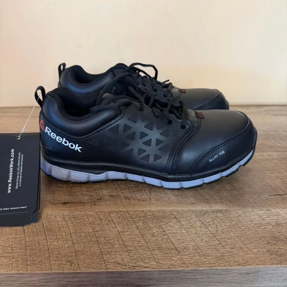 Reebok SUBLITE CUSHION RB4049 Men's Athletic Work Shoe - Black size 7.5