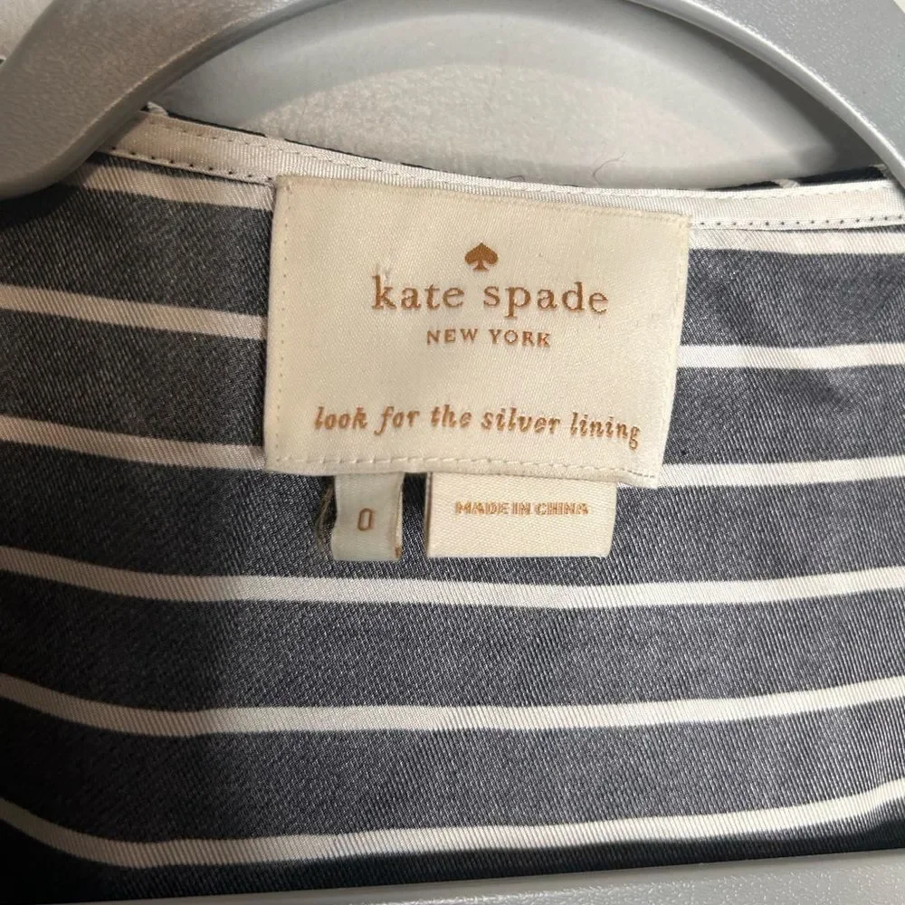Kate Spade Daniella Striped Wrap Dress