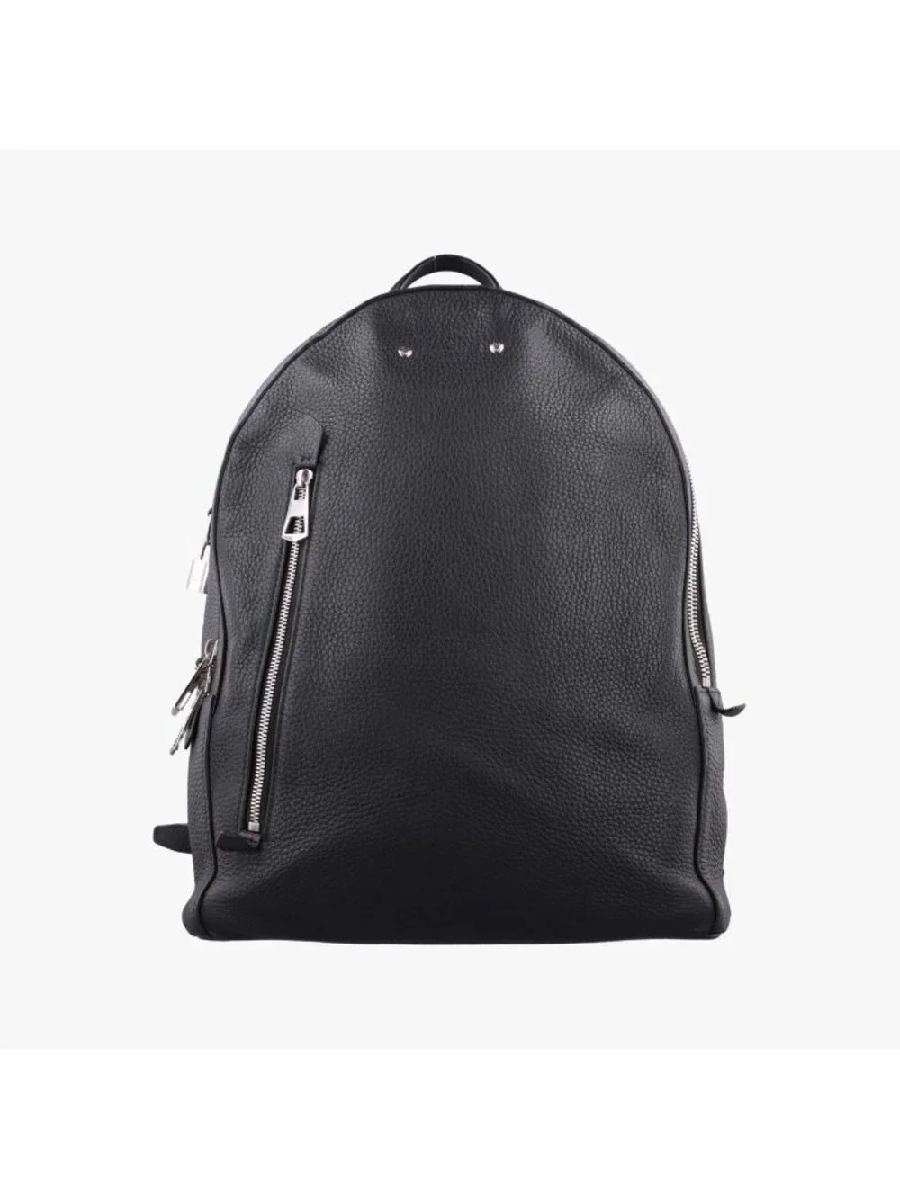Louis Vuitton Alma Noir Taurillon Leather Handbag