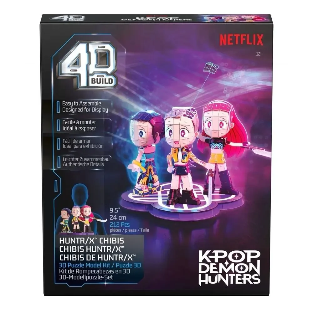 2-4D Build, KPop Demon Hunters HUNTR/ X Chidi 3D Puzzle Model Kit Netflix