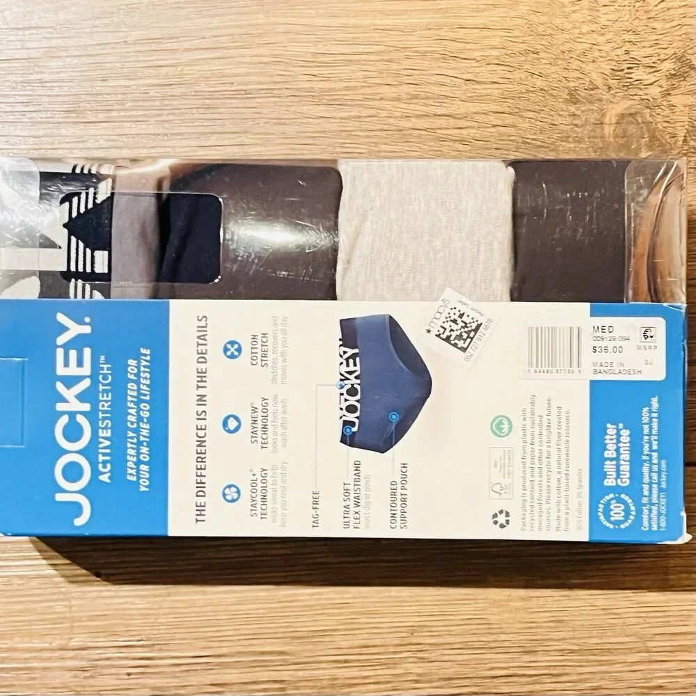 Jockey including fabric 95%