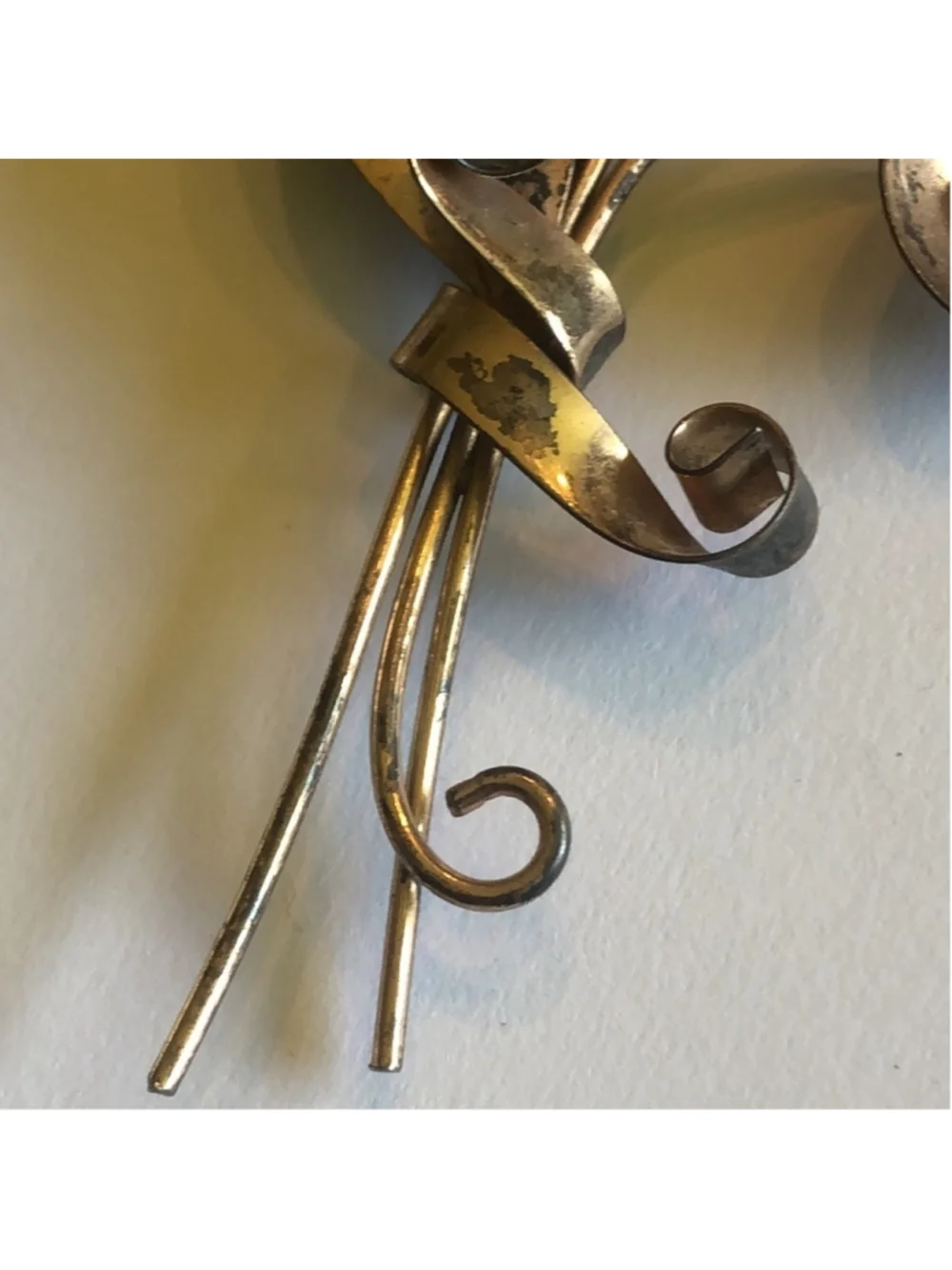 Vintage sterling gold