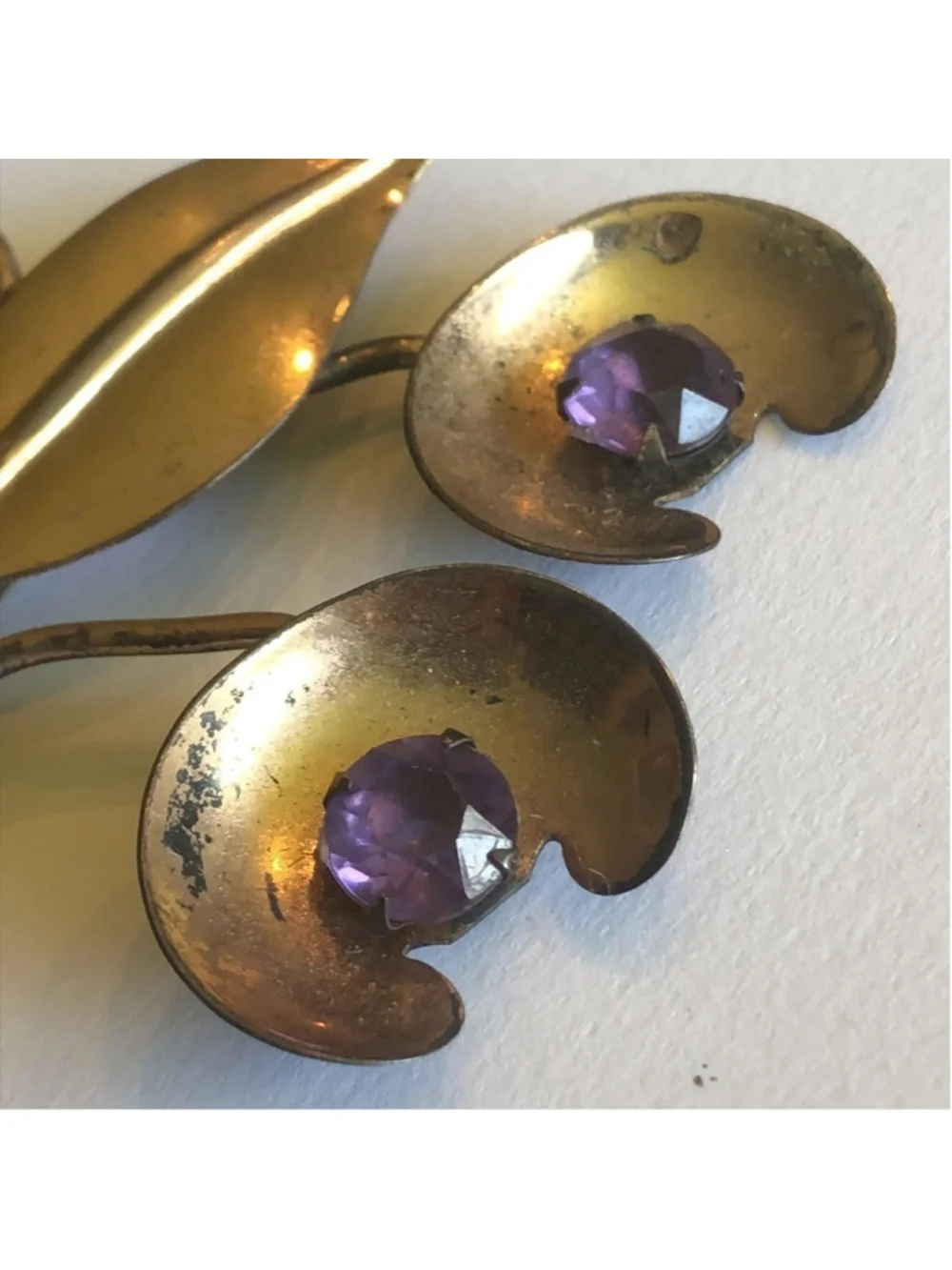 Vintage sterling gold