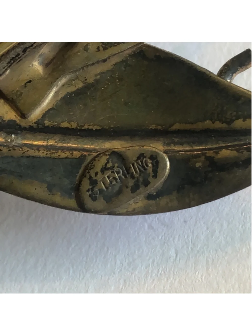 Vintage sterling gold