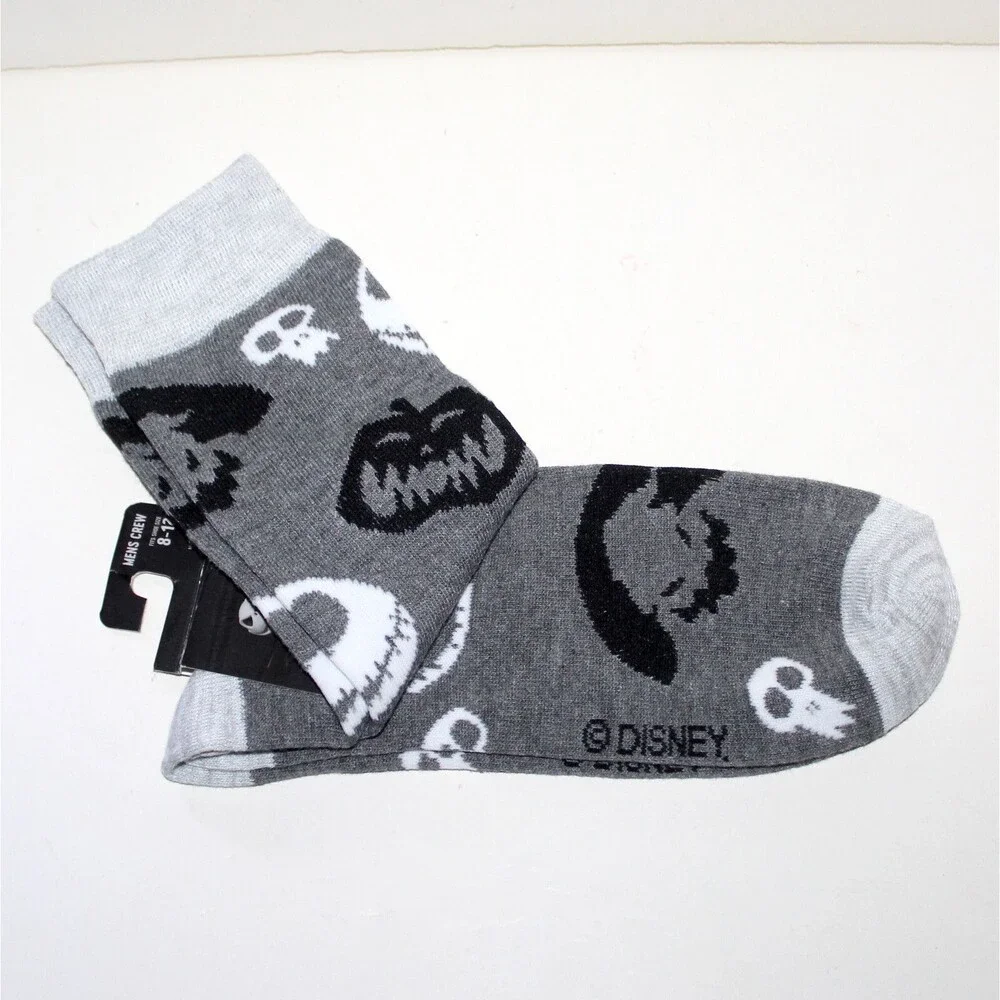 Nightmare Before Christmas 30th Anniversary Men Crew Socks size 8 - 12 Disney