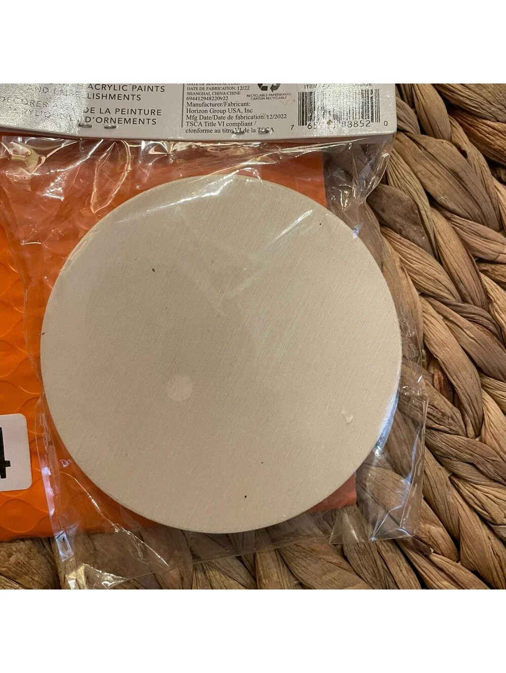 ✅On The Surface Unfinished Wooden Circles 6 Pcs DIY Craft Shapes 3.25 In#️⃣0974