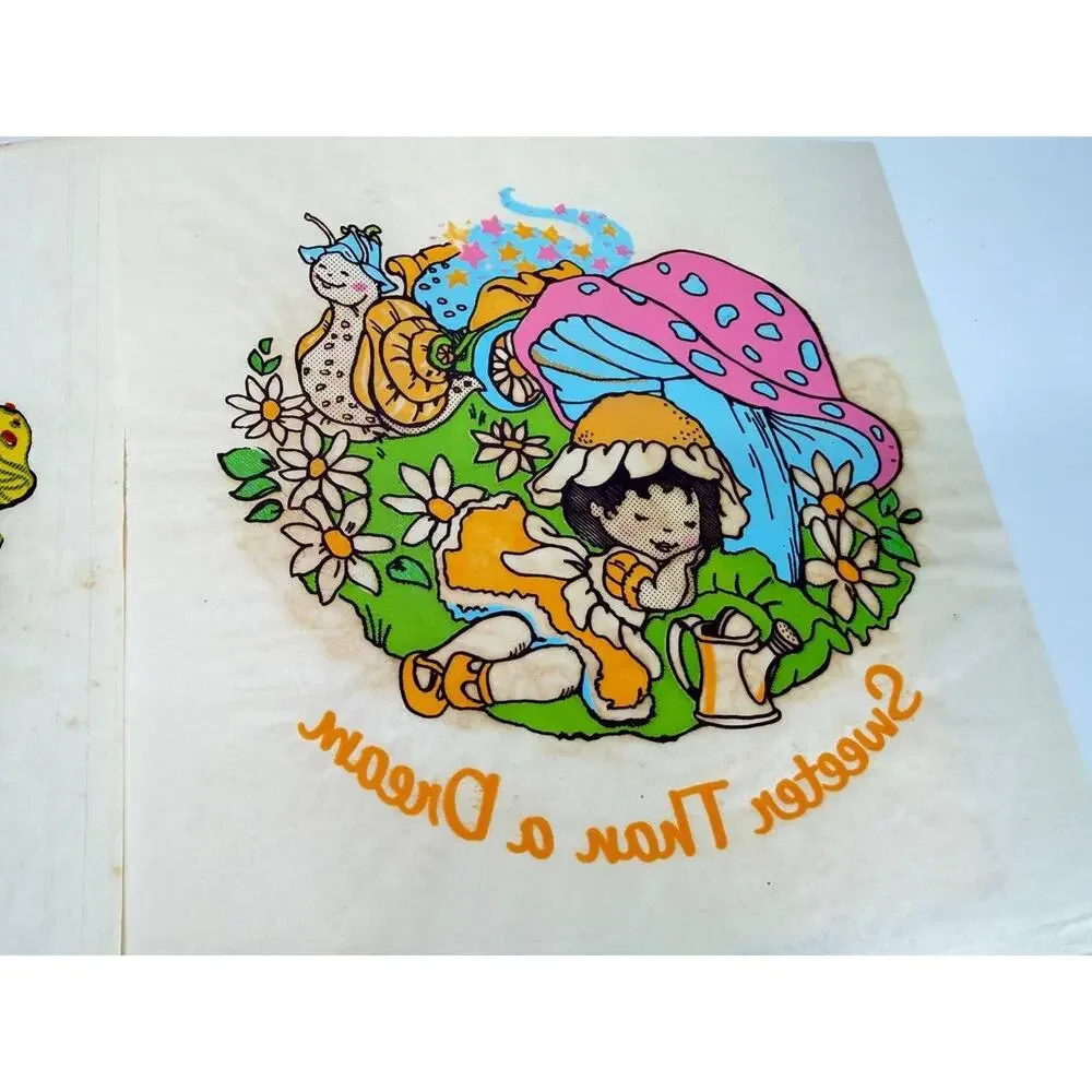 Vintage 1983 Avon Little Blossom & Friends Iron-On Transfers Set Of 3 NOS