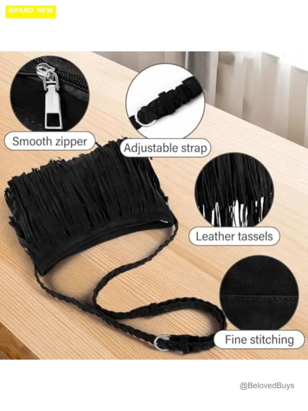 N/A **fringe crossbody