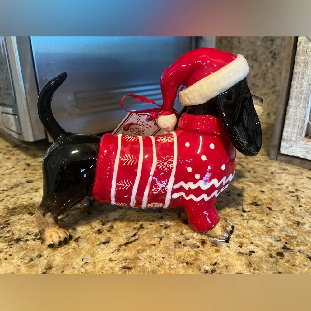 Blue Sky charming dachshund