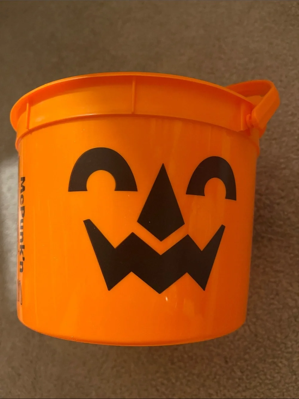 McDonald’s Halloween happy meal bucket