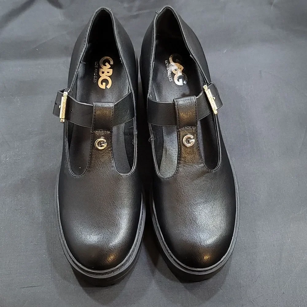 BRAND NEW GBG LOS ANGELES CHUNKY T BAR MARY JANE SHOES