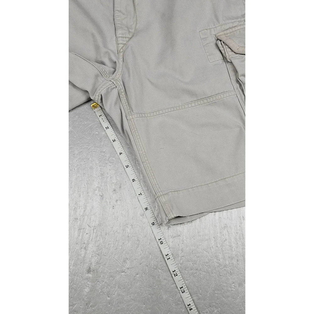 VTG Polo Ralph Lauren Cargo Shorts Mens 34 Beige RL 67 Chino Utility Preppy