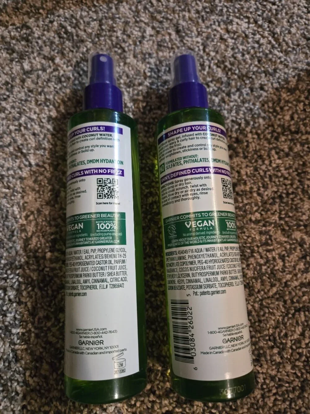 Garnier lot curl