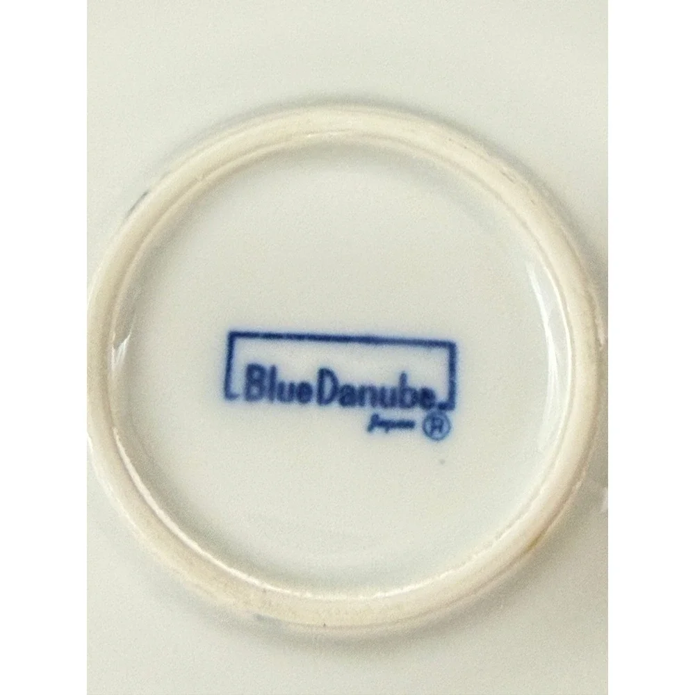 VTG Blue Danube Blue Onion Porcelain Irish Coffee Cup and Saucer READ