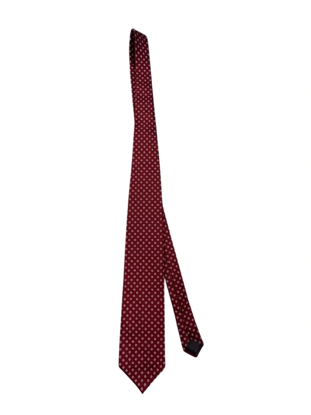 Brooks‎ Brothers Makers and Merchants Red White Diamond Tie Woven Italian Silk