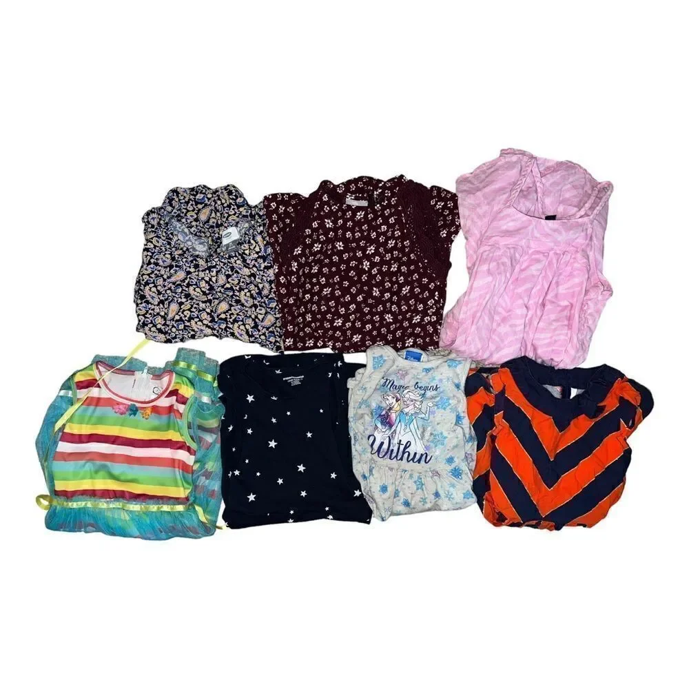 Old Navy Disney Jumping Beans Gymboree Summer Dress Romper Lot of 7 Size 6 EUC