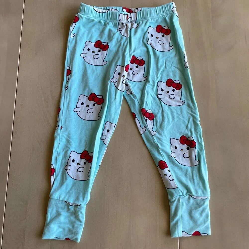 Posh Peanut Bamboo Hello Kitty Halloween Ghosts PJs Pajamas - Size‎ 2T