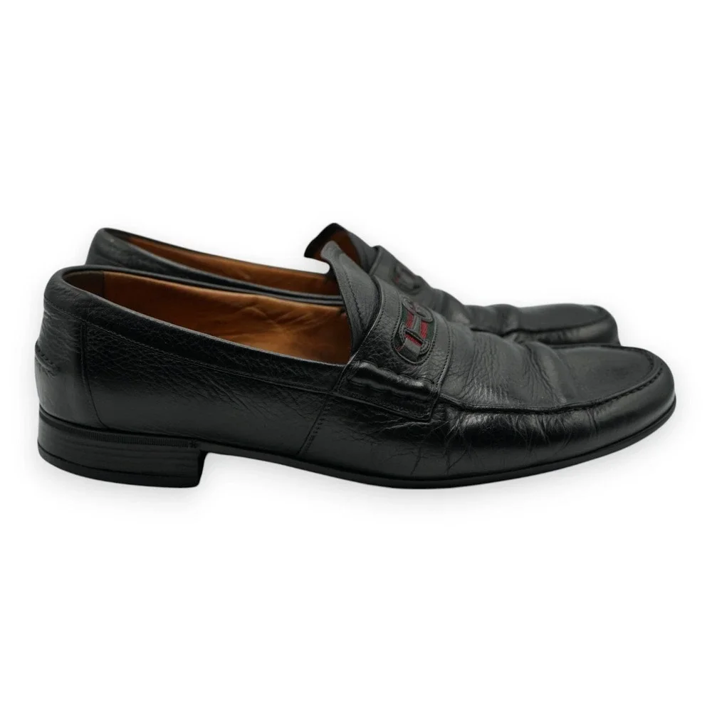 Gucci black leather