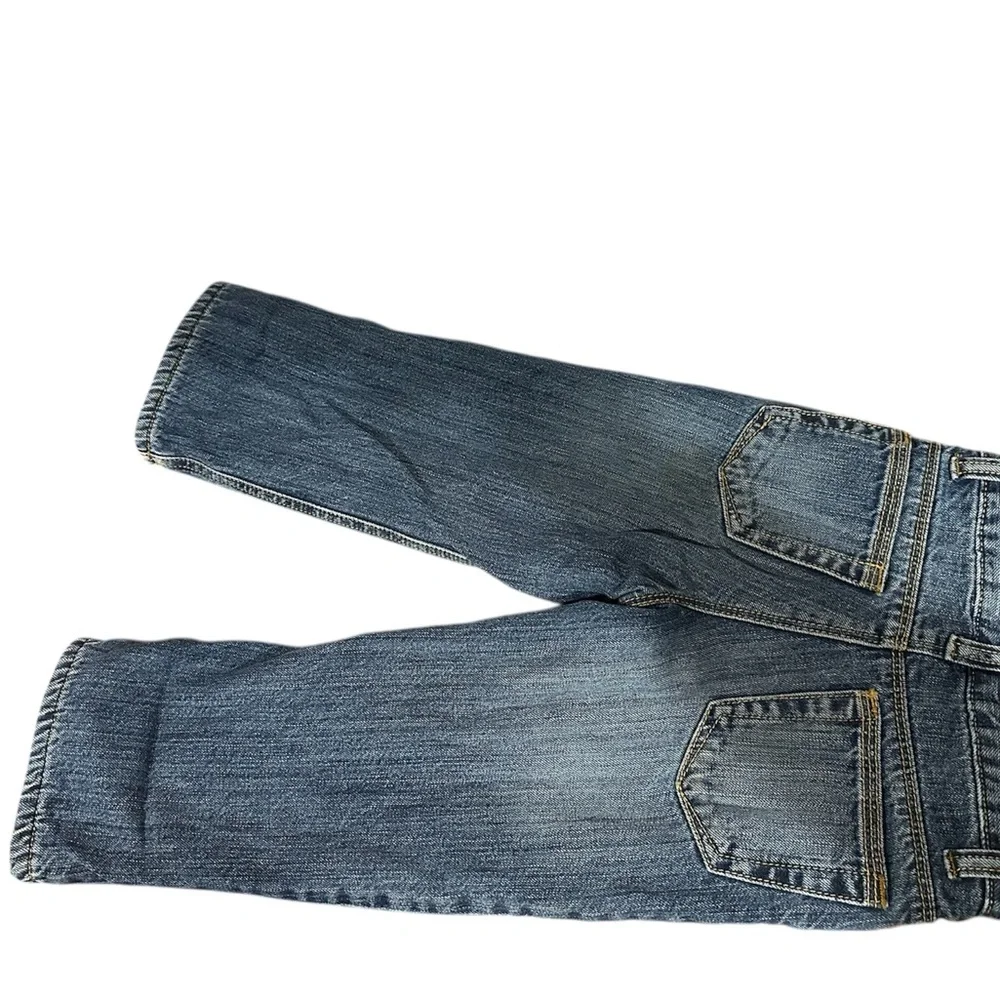 Old Navy Toddler Boys 3T Regular Fleece Lined Cold Weather Jeans Blue Red