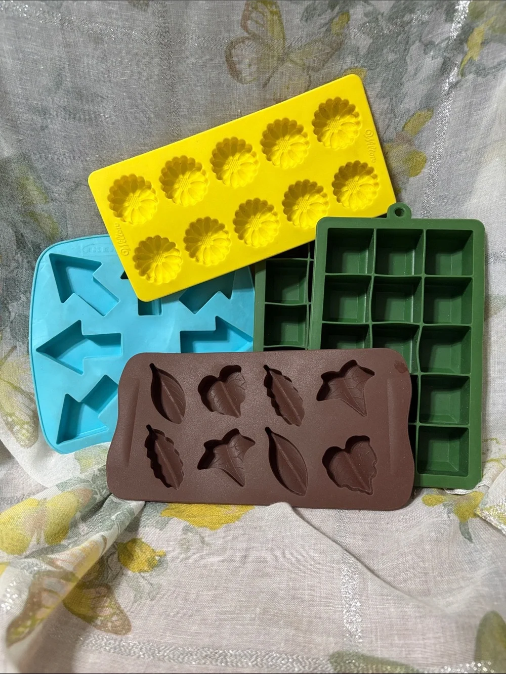 Silicone‎ Assorted Mold Set - Yellow, Blue, Green, Brown