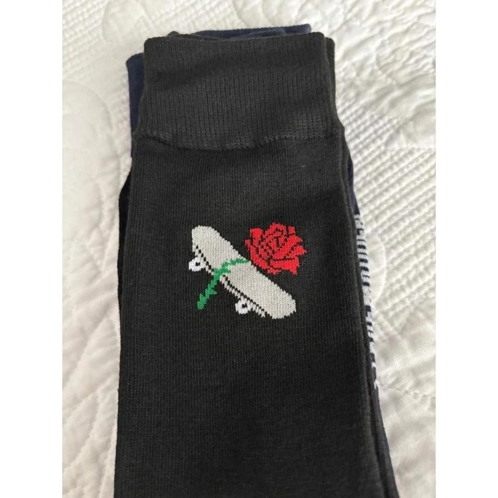 NWT Steve Madden 6-Pack Novelty Crew Socks Fits Shoe‎ 6-12.5