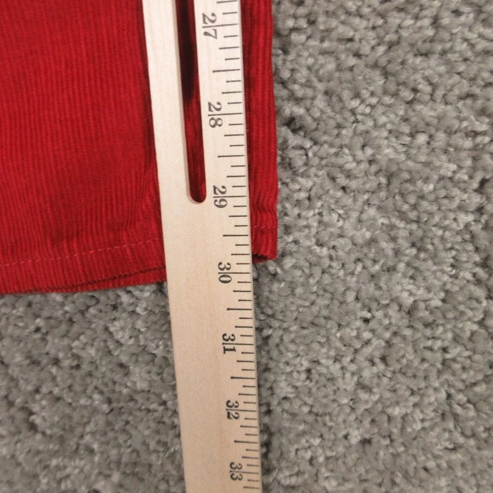 Banana‎ Republic Pants Mens 33x30 Red Corduroy 5 Pocket Chinos Pima Cotton