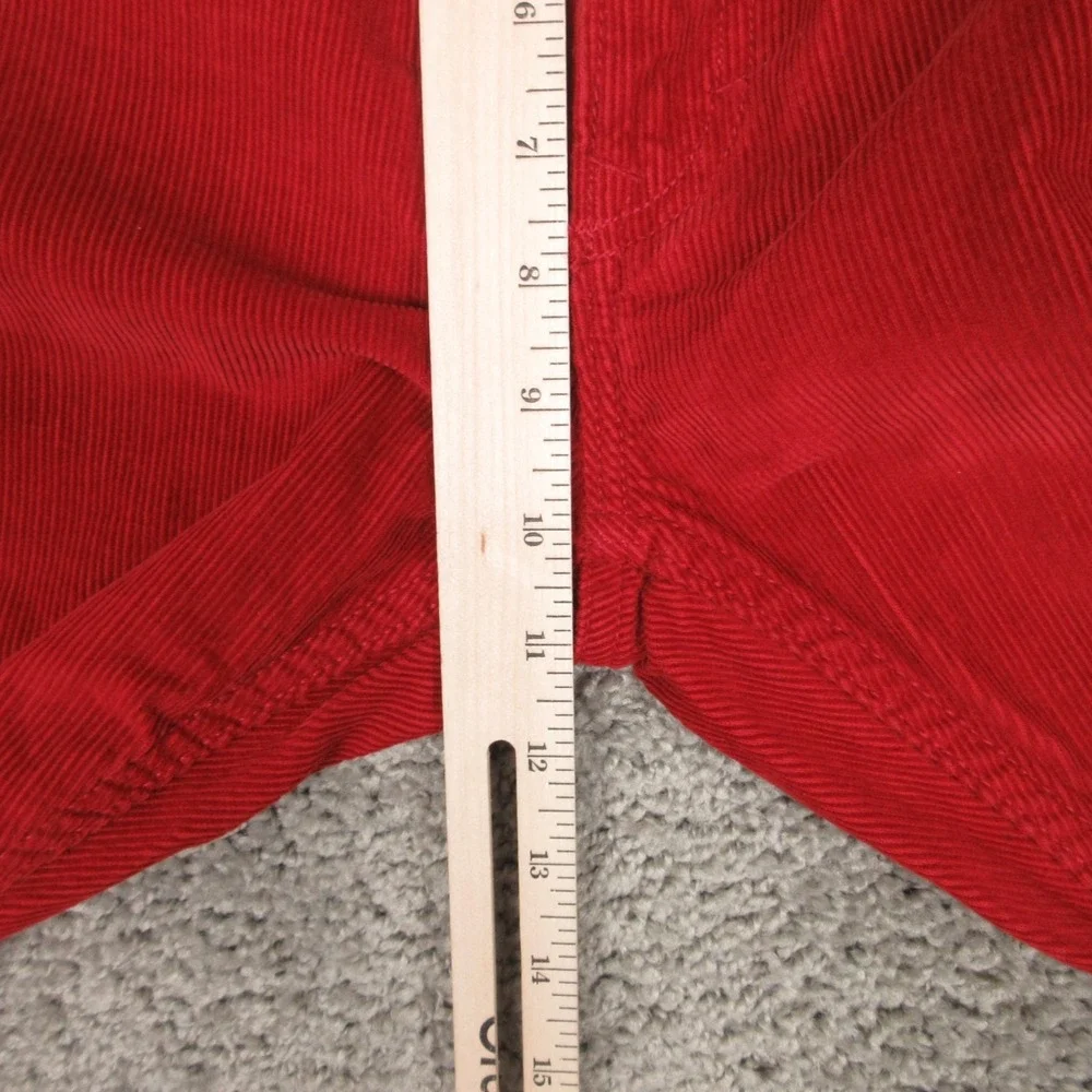 Banana‎ Republic Pants Mens 33x30 Red Corduroy 5 Pocket Chinos Pima Cotton