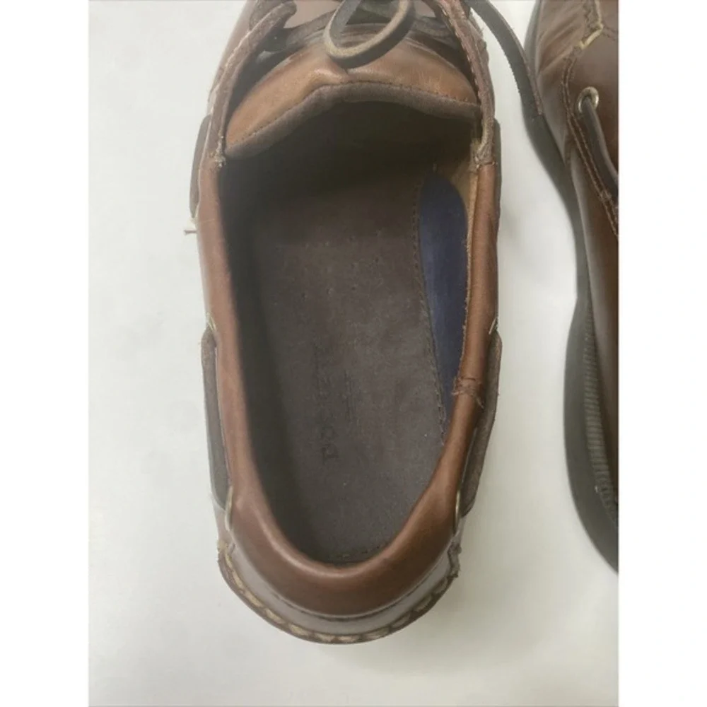Dockers Men's‎ Castaway Leather Casual Classic Boat Shoe. Size 10.5M VERY GOOD