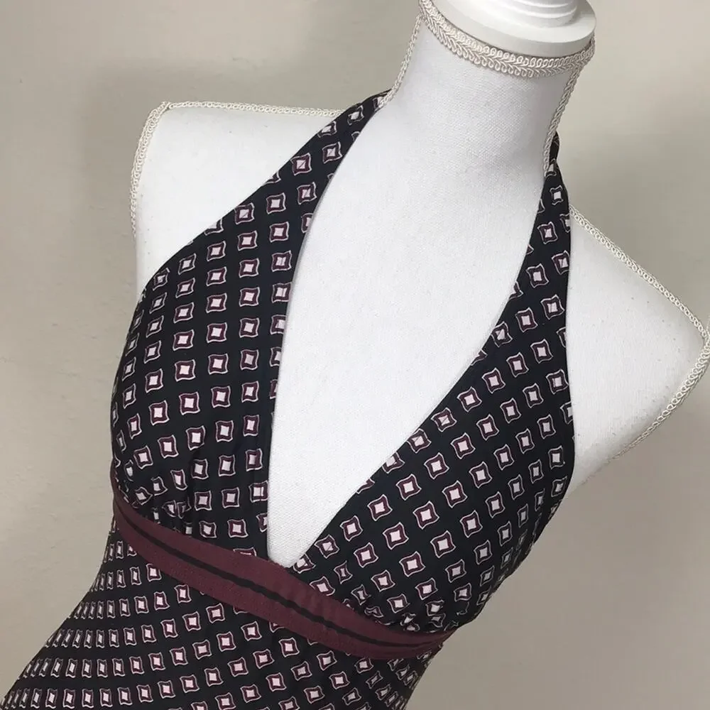 Kate Spade Doheny V‎ Neck Halter One Piece.