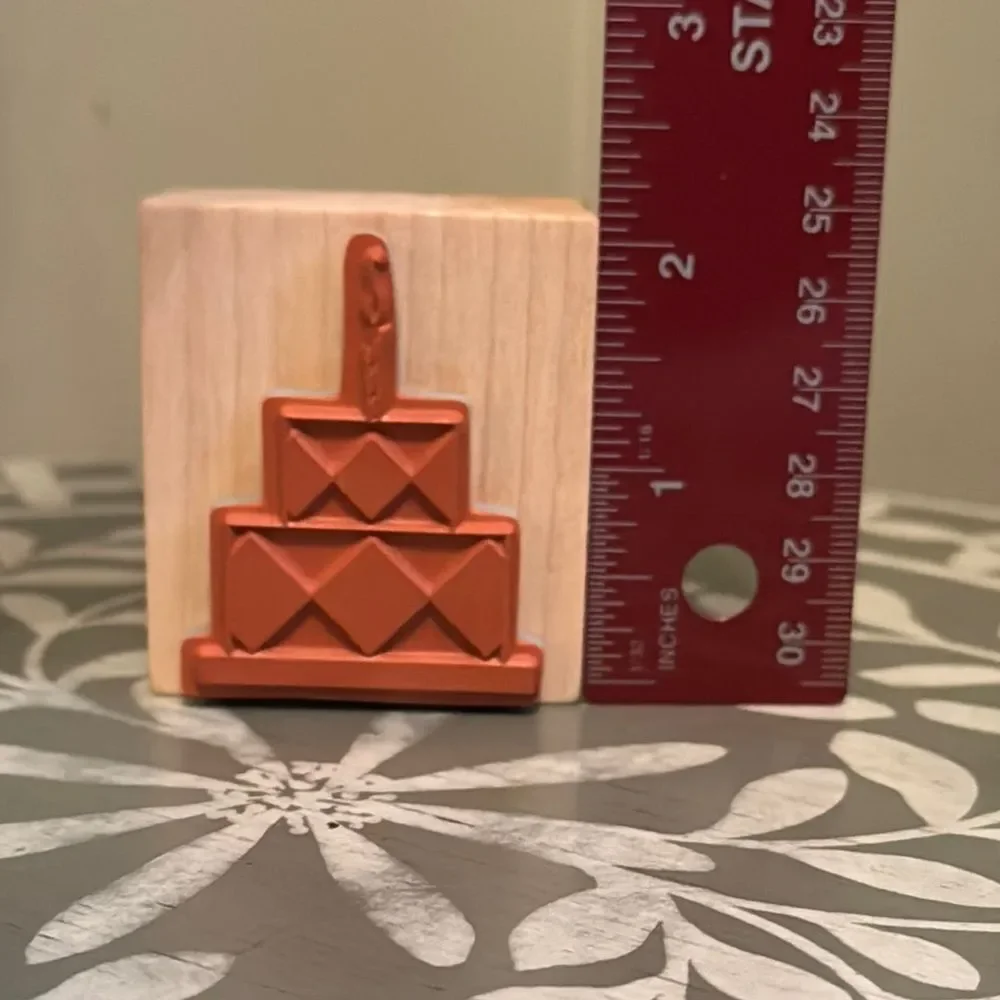 Unbranded wooden stamp