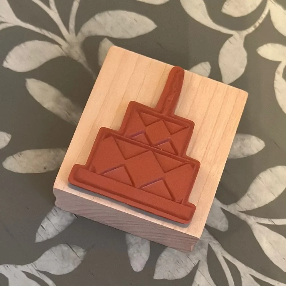 Unbranded wooden stamp