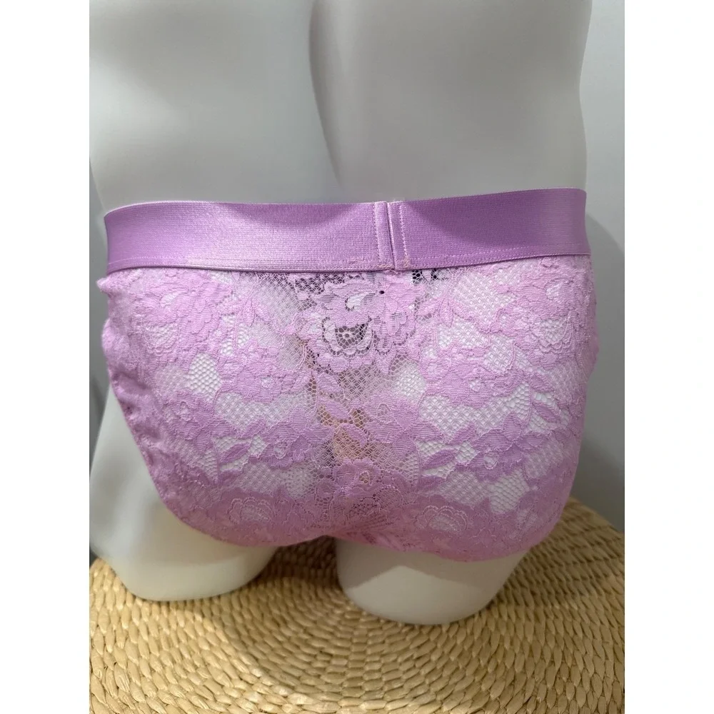 Cosabella Never Say‎ Never Lace Sports Brief Neela Flower Pink Size L