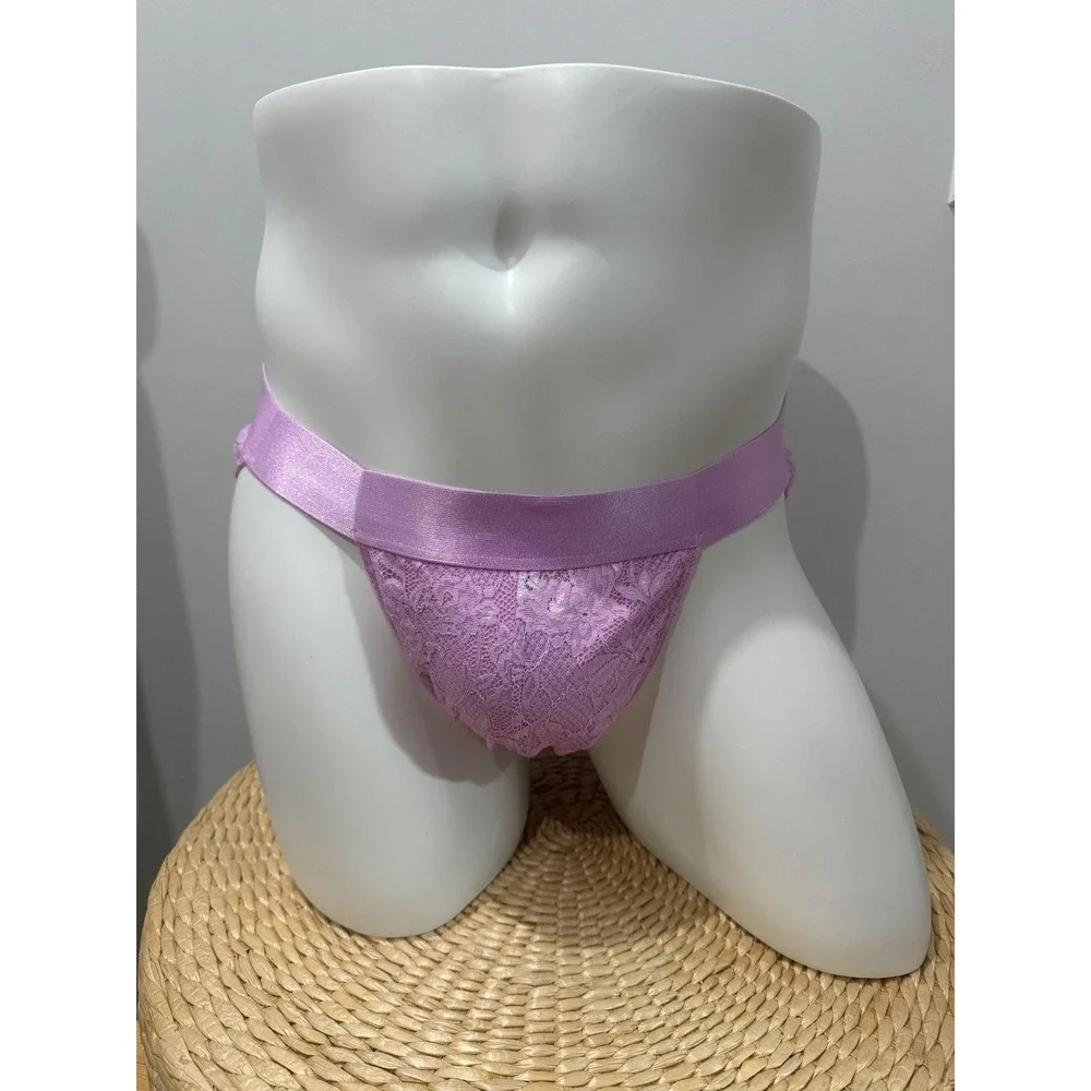 Cosabella Never Say‎ Never Lace Sports Brief Neela Flower Pink Size L