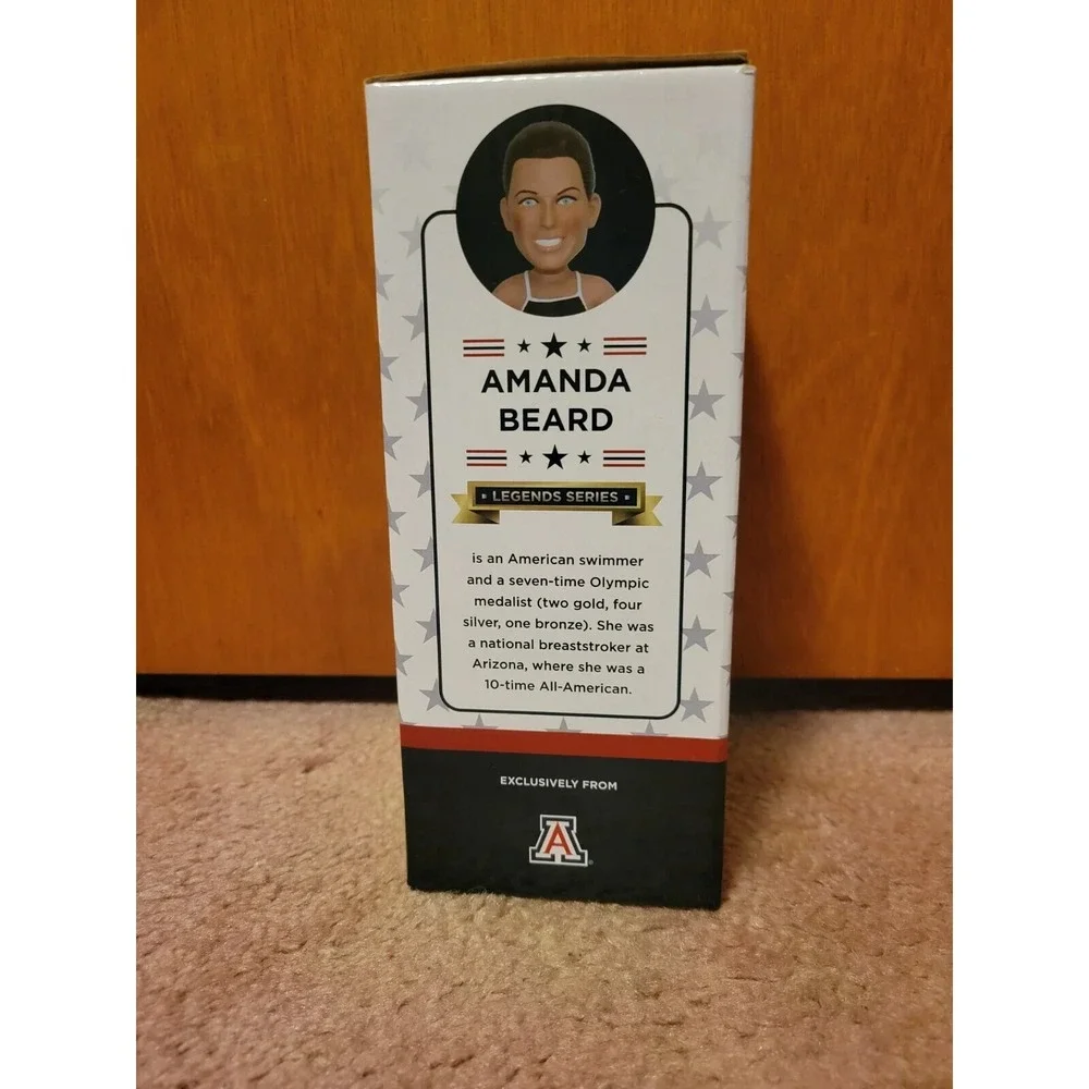 Olympic Swimming Team USA Gold Medalist Amanda Beard Coca Cola One Size NIB