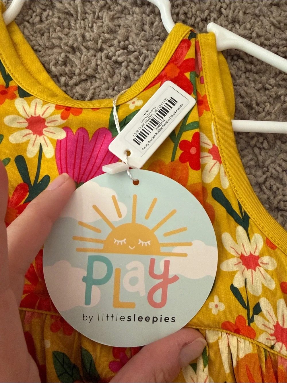 Little Sleepies bright floral