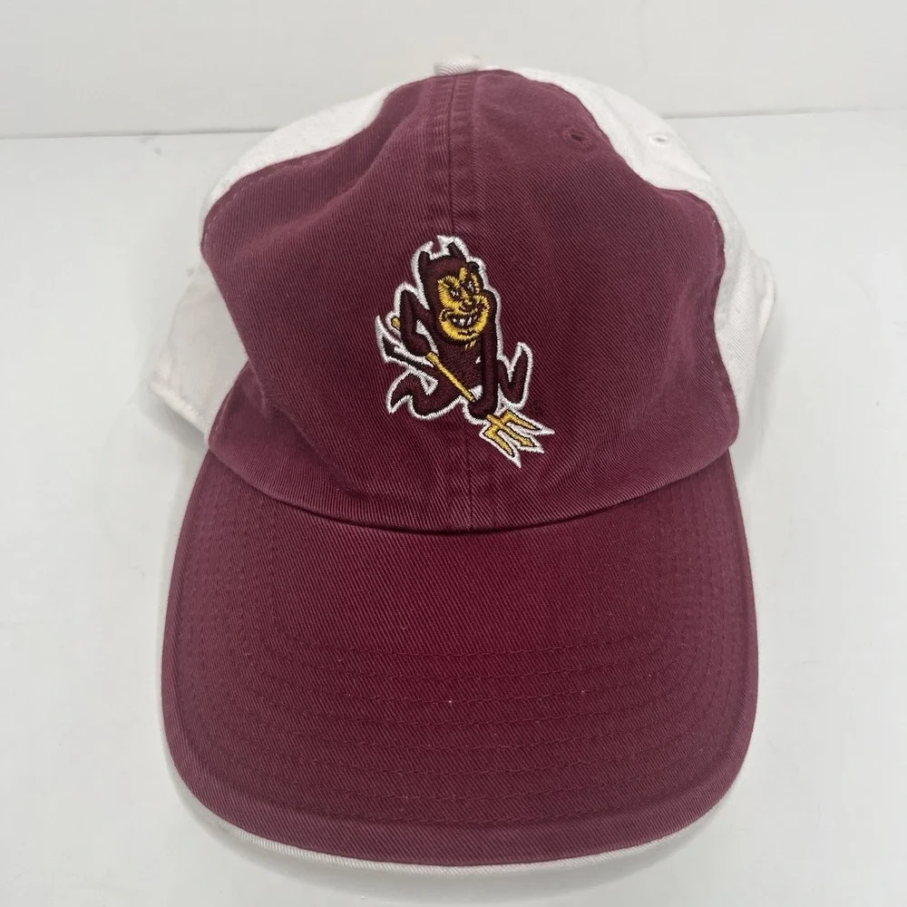 Vtg Twins Enterprise Arizona State Sun Devils Hat‎ Golf M Fitted 100% Cotton