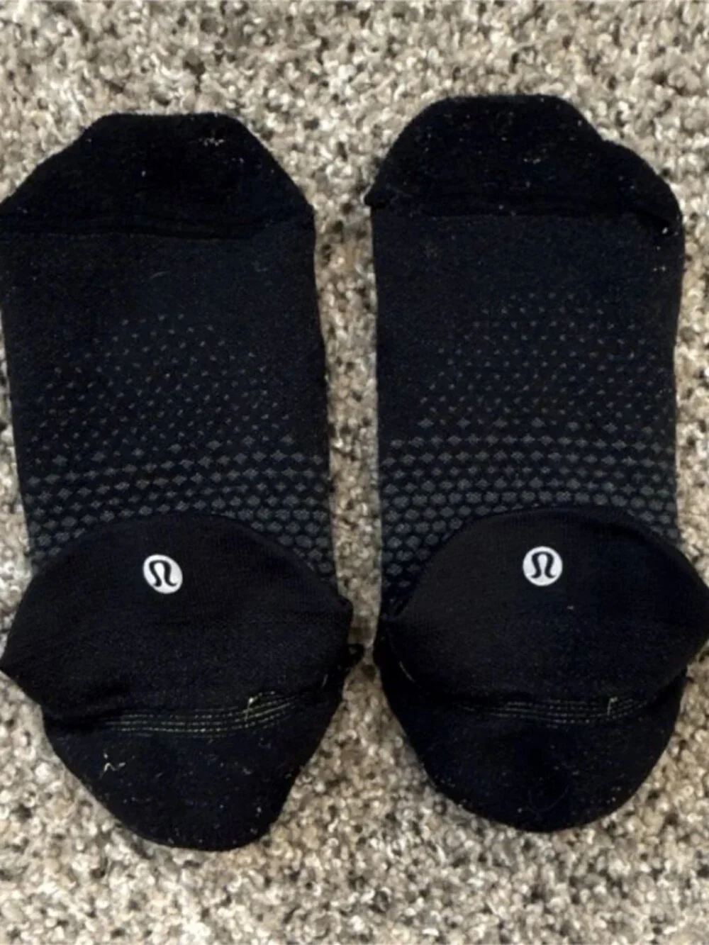 lululemon Men's Black No-Show Sneaker Socks L/XL – 1 Pair