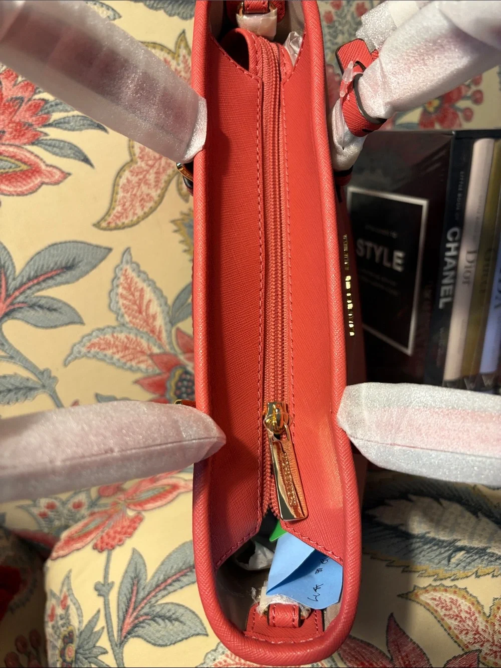 Michael Kors structured saffiano