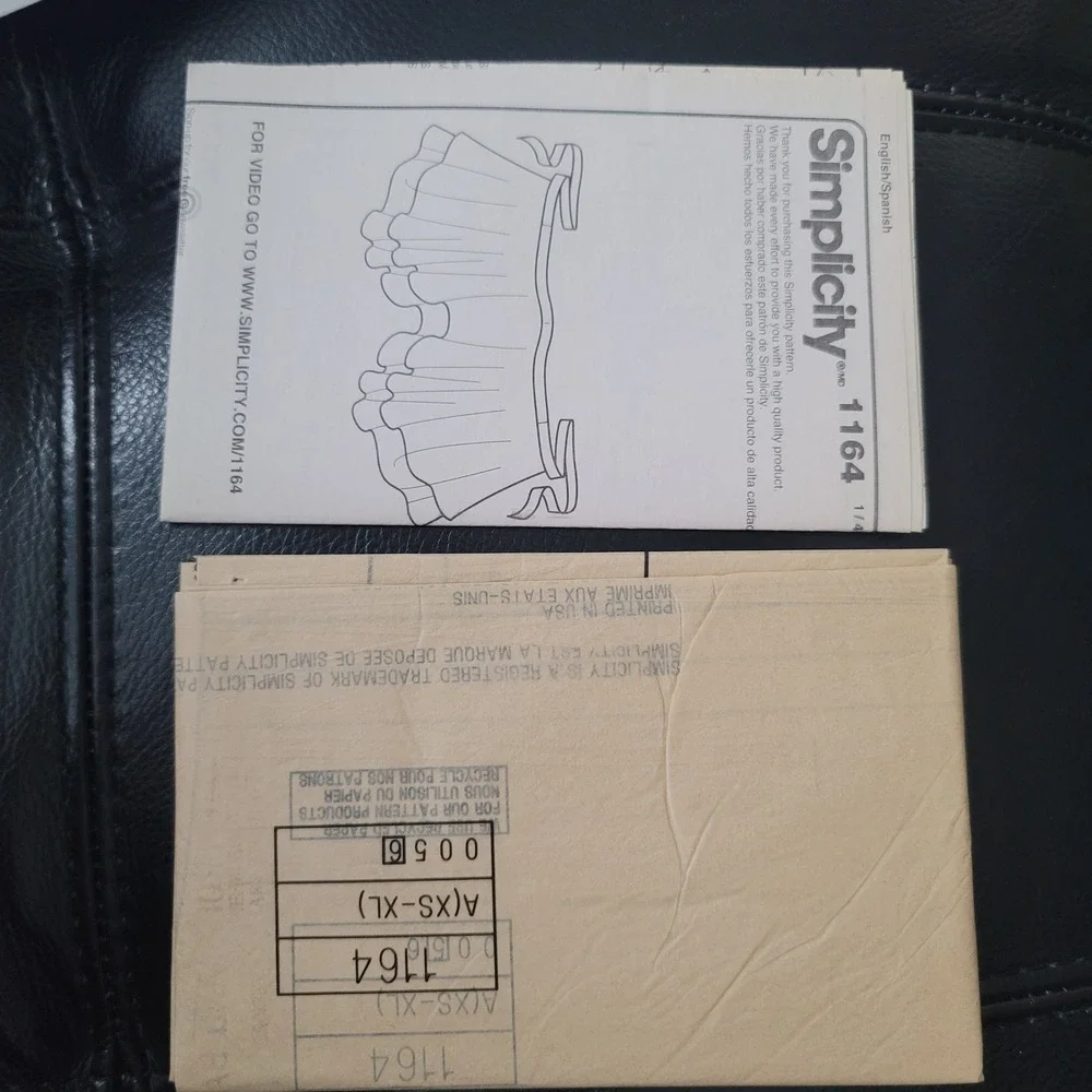 Simplicity 1164 easy