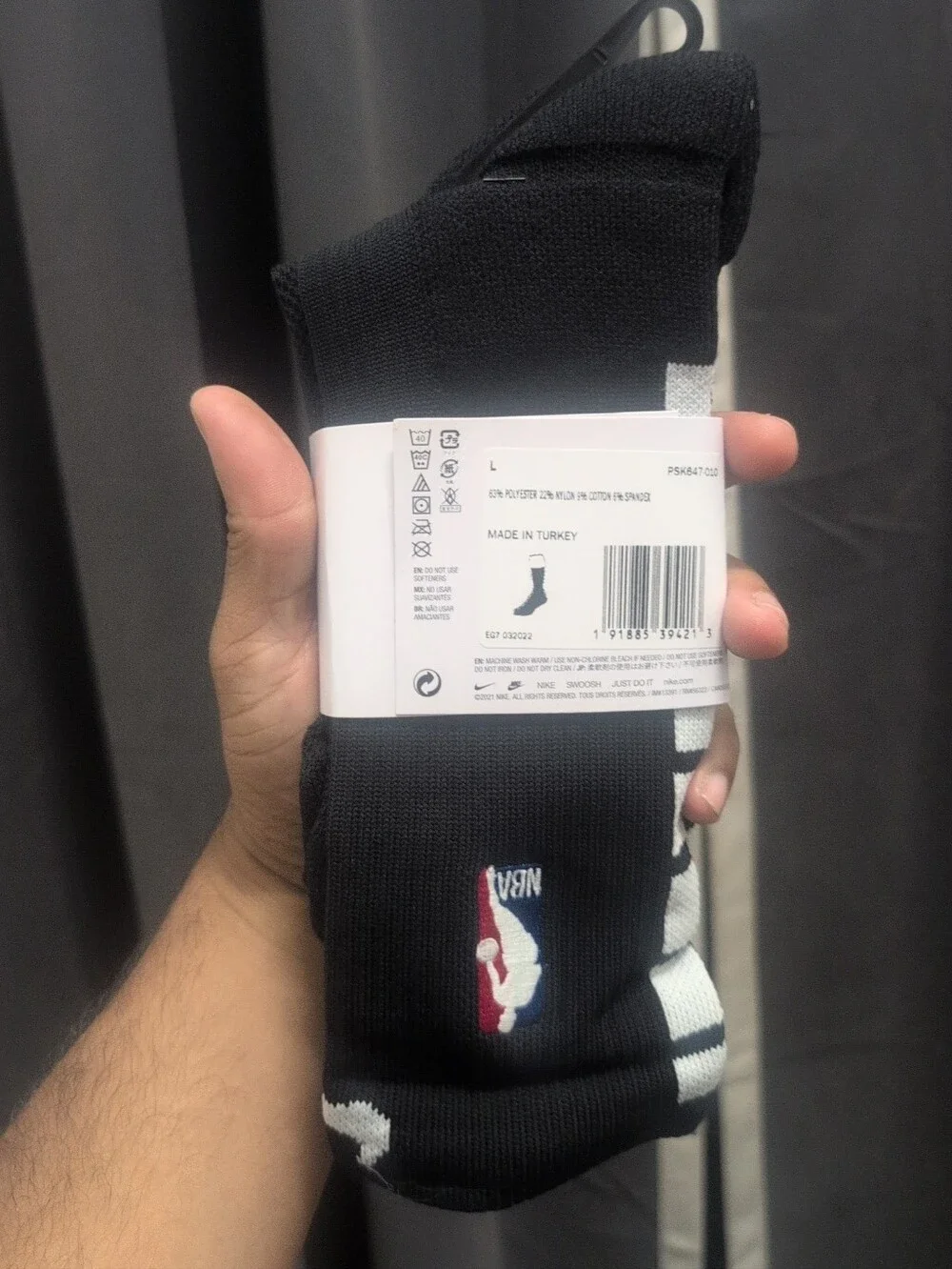 Nike black crew