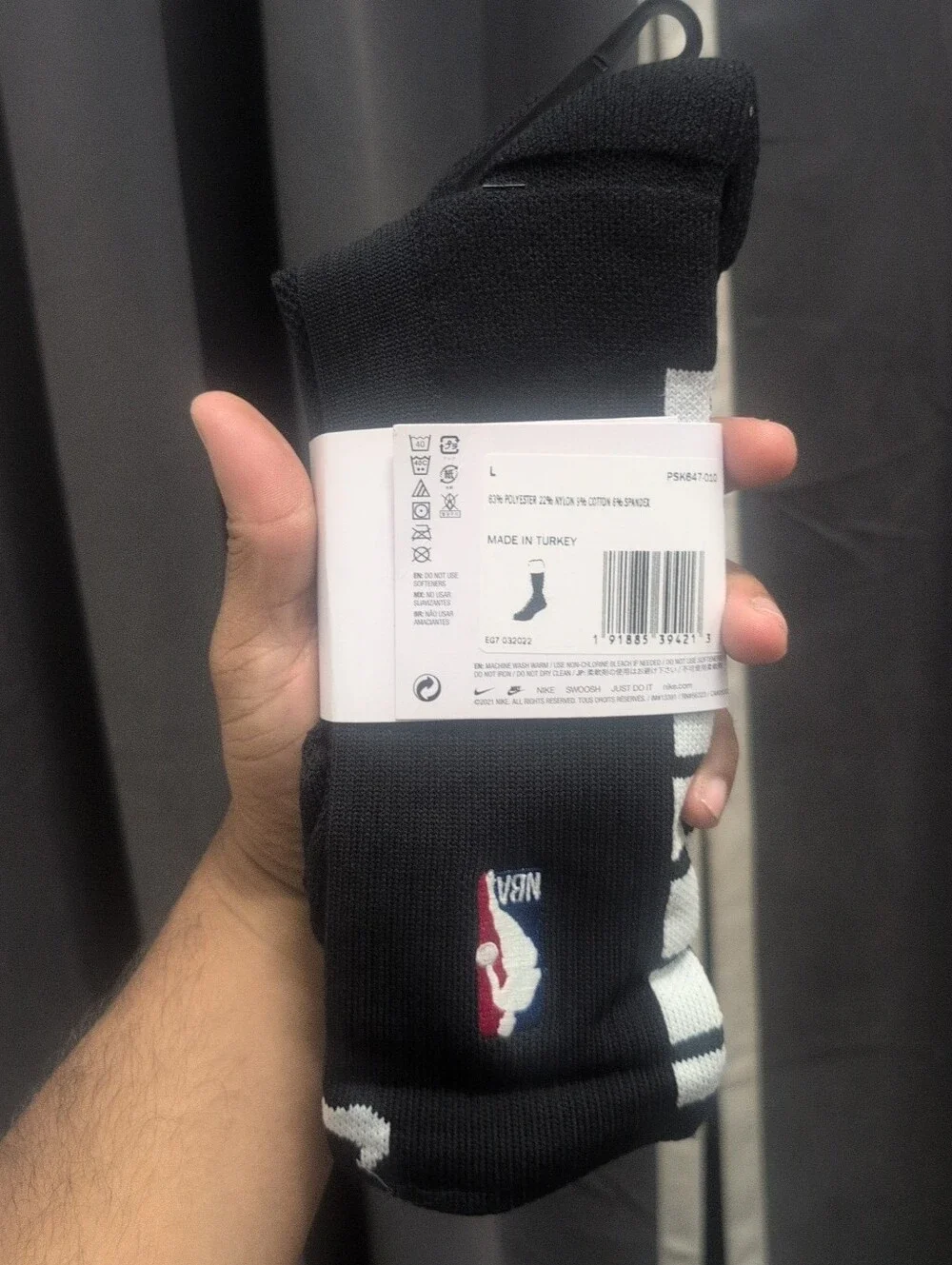 Nike black crew