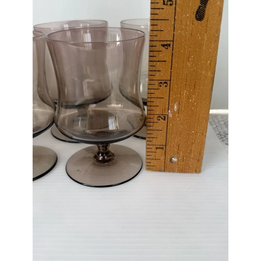 Libbey vintage tawny