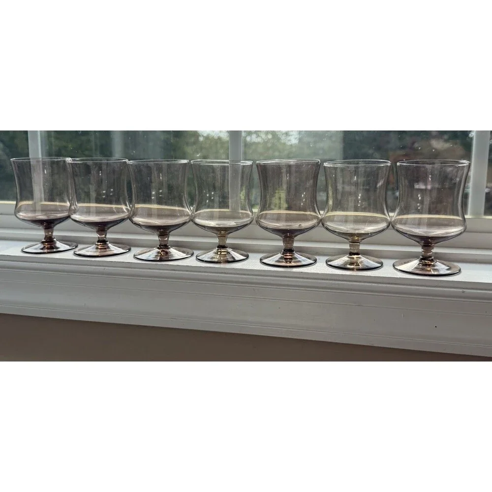 Libbey vintage tawny