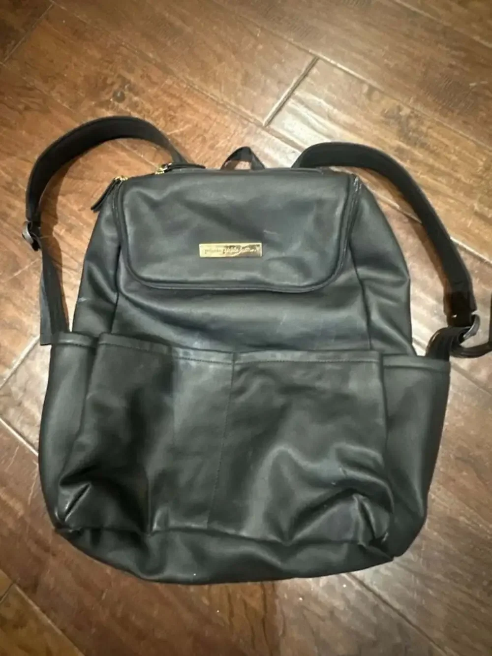 Petunia Pickle‎ Bottom Method Backpack in Black Matte Leatherette