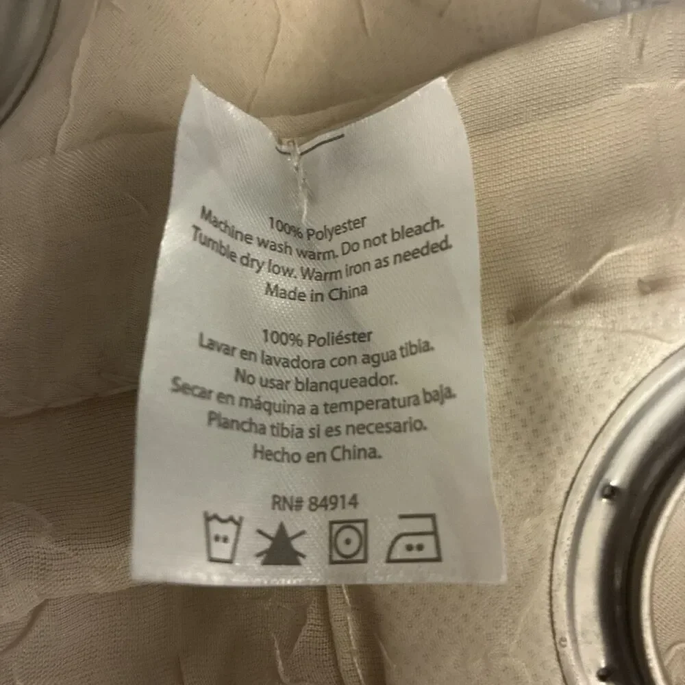 Miller Curtains Preston 48 X 84-inch Grommet-top Sheer Panel Linen Set Of 2