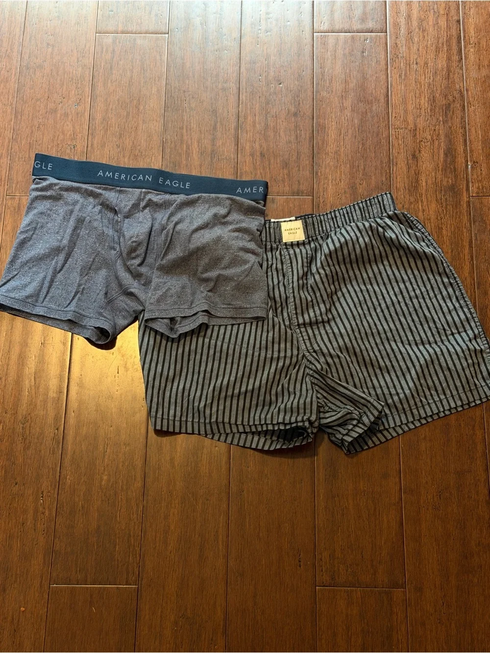 American Eagle Outfitters Gray and Navy Boxers - 2 Pack
