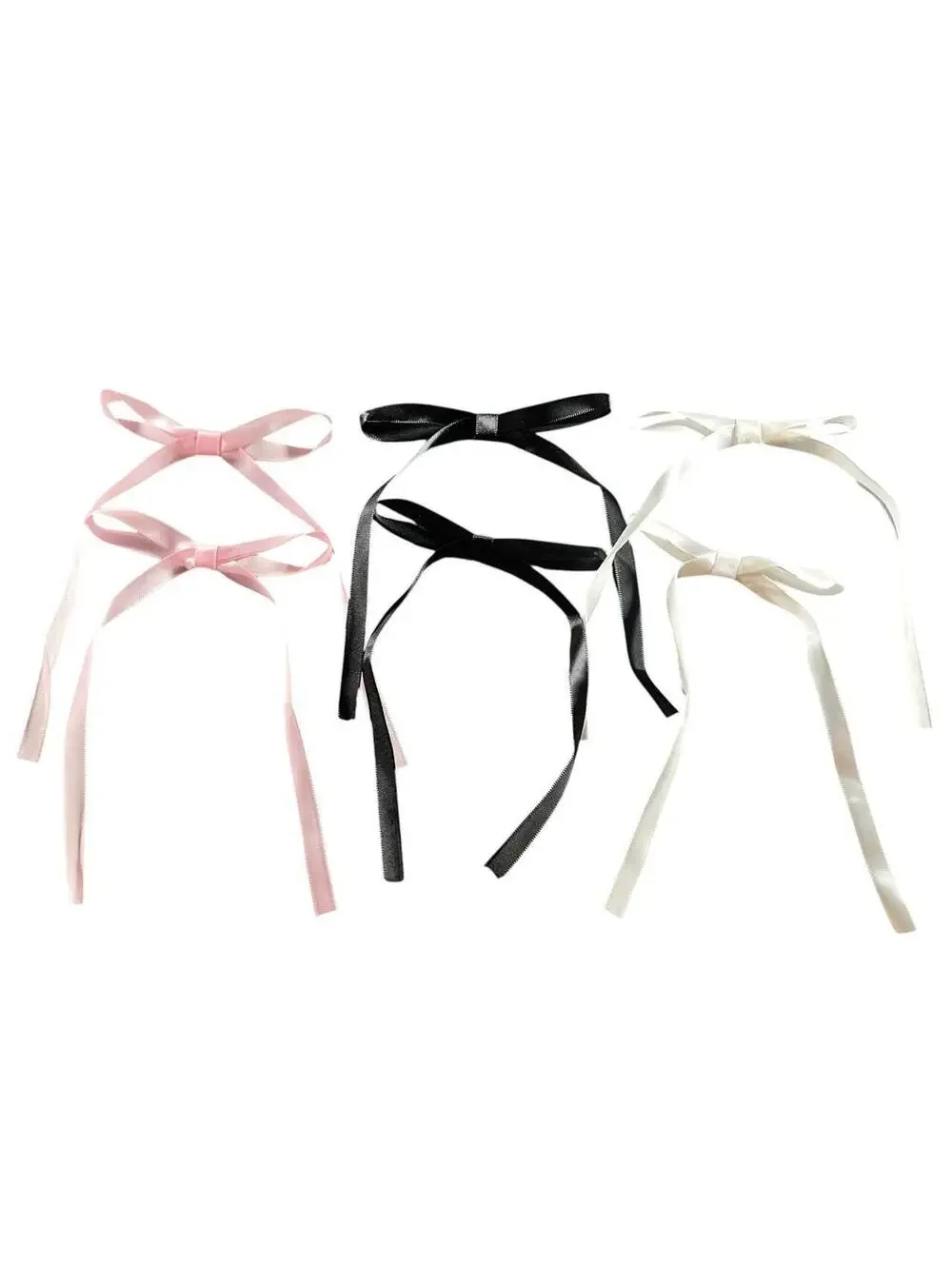 Ribbon + Bow Hair Clip Bundle