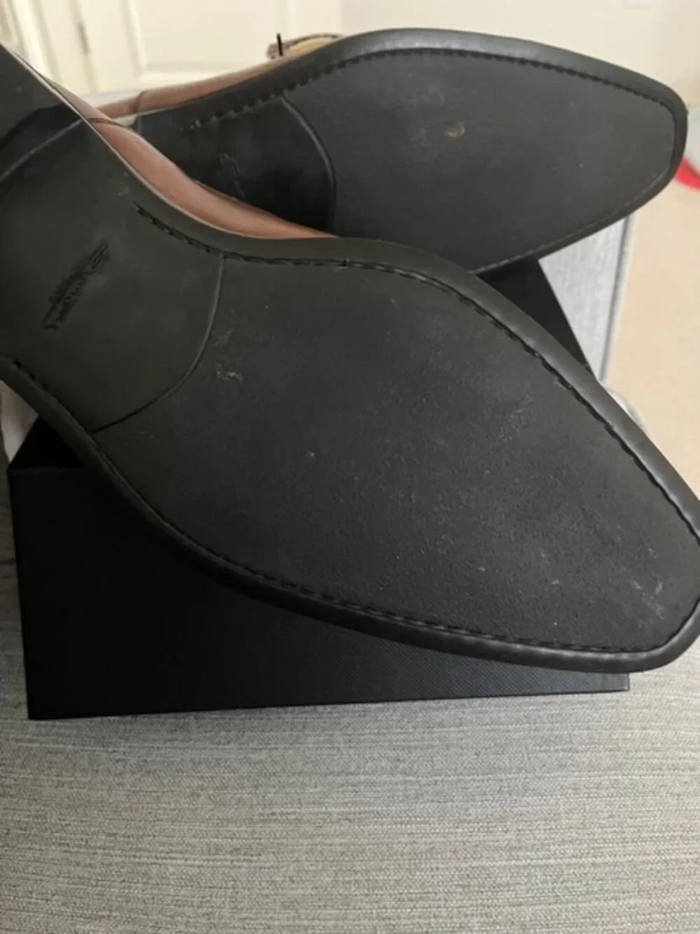 Santoni cap toe
