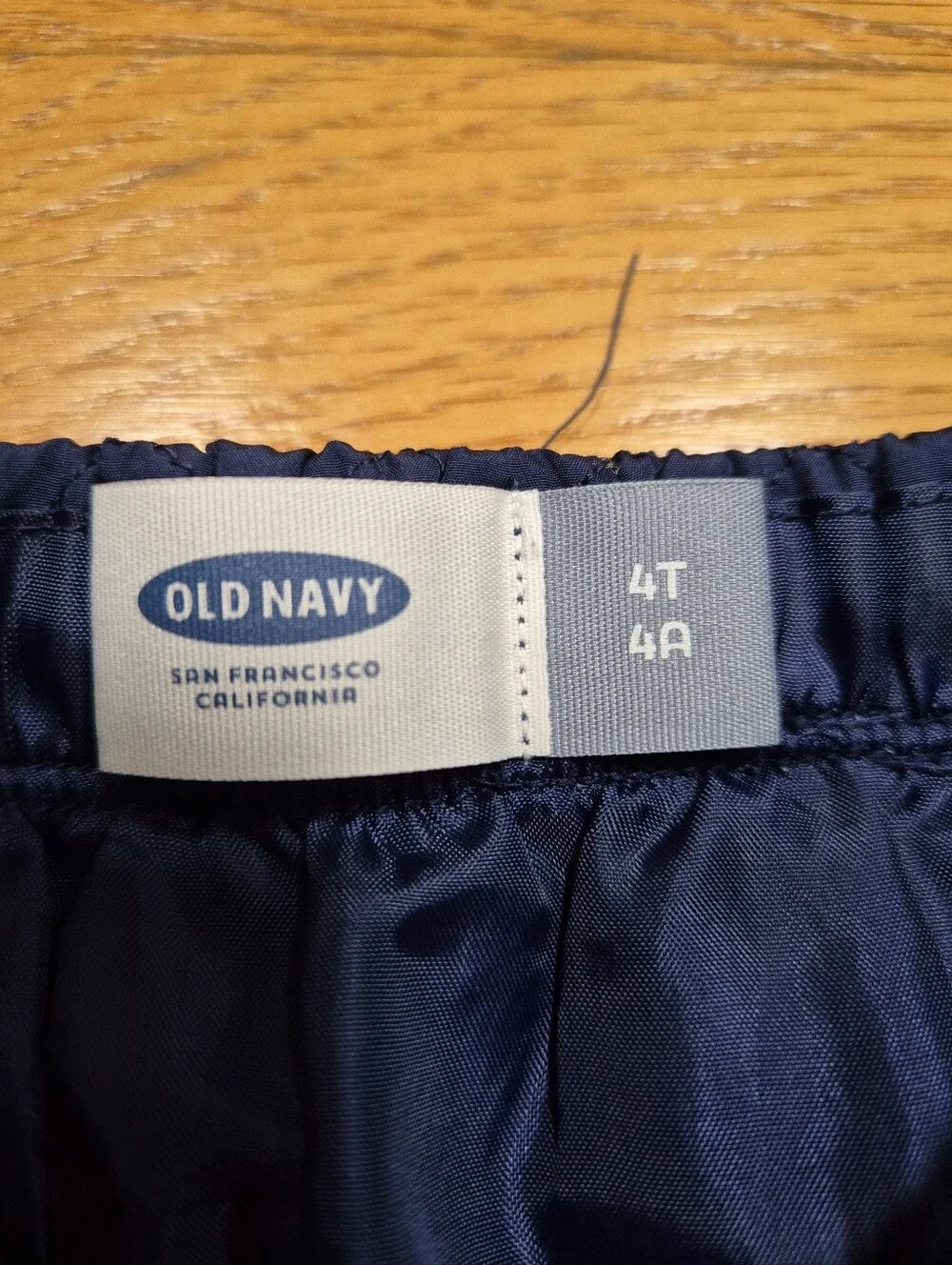 Old Navy Girls Navy Blue Quilted Winter Puffer Skirt Size 4T