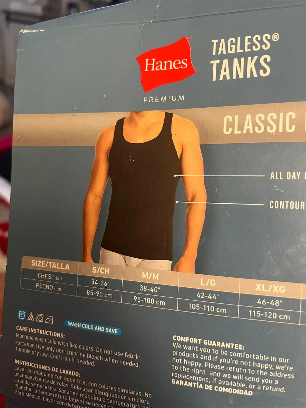 Hanes tank cotton blend